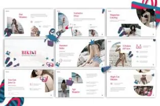 感觉整洁的ppt模板下载