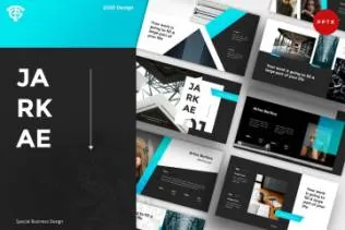 时尚高端简约商业商务CBD质感专业powerpoint幻灯片