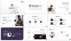 高端商业适用的ppt模板下载