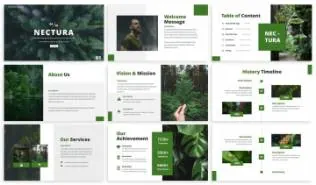 自然风格的ppt模板下载