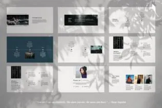 现代风格极简主义ppt模板下载