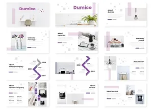 创业产业的极简主义ppt模板下载