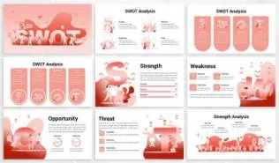 分析PPT设计插画素材下载