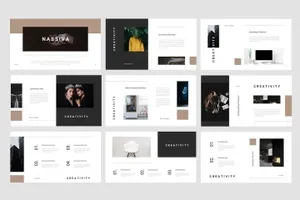 高端干净的ppt模板下载