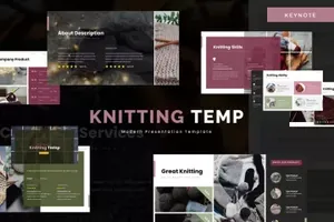 时尚高端简约专业的keynote幻灯片演示模板