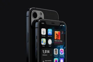 最新苹果12手机APP UI设计贴图提案PSD模板 iPhone 12 Pro