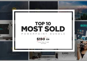 十大炫酷PPT演示模板TOP 10 Most Sold PowerPoint Bundle