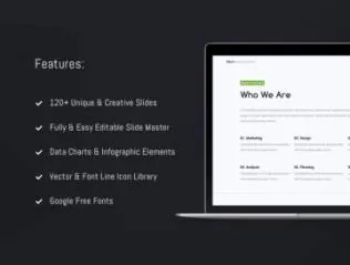 多用途时尚现代商务企业推广主题演讲PPT幻灯片模板Cella Template