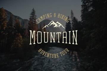 粗糙的复古主题英文衬线字体 Rustica Slab Font