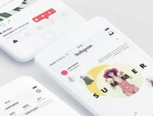 时尚社交媒体电子商务主题演讲动画幻灯片演示文稿RAVI Animated Social Media