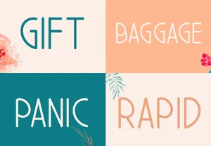 一款全新的可爱现代印刷设计大写英文字体Pabicop