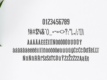 一款美丽的小衬线英文字体Mahlon Serif Font Family