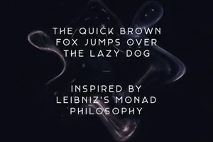 一款简约现代圆润的英文演示字体 Monad Typeface