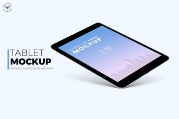 iPad平板电脑屏幕演示样机 Tablet Mockups