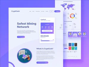 金融投资网站ICO代理商数字加密货币登录Cryptcash