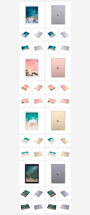 ipad样机PSD贴图模型Legit iPad Pro Mockups