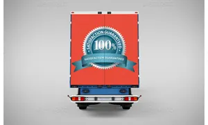 卡车车身广告贴图模版 Billboard and Truck Mock-Up ＃5310583