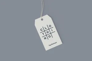 服装纸质吊牌标签设计图样机 Clothing Tag Mockups