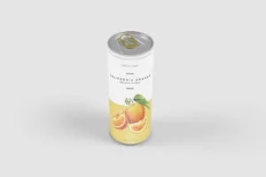 软饮料罐头产品外观设计样机 Softdrink Can Product Mockup
