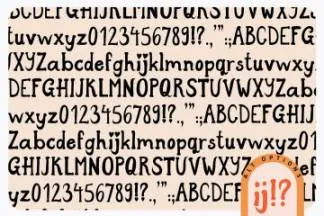 复古可爱的涂鸦英文字体 LOVECHILD! Retro Font