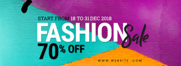 时尚社交媒体横幅banner促销PSD设计模板social-