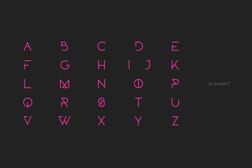 未来风格英文字体Vision – Free Font