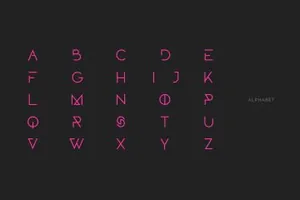 未来风格英文字体Vision – Free Font