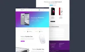 网上商店设计网站模板Online Shop Website Template #