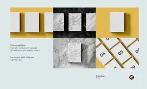 高端图书封面艺术设计图样机模板 Book Cover Mockup set