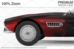 拉风的复古跑车Mockups打包Sport_Car_Mockup