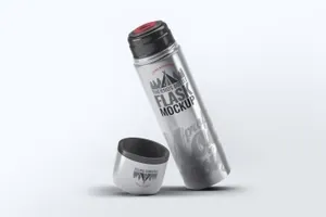 保温杯设计样机素材下载