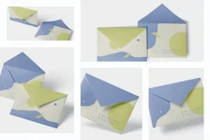 高端企业信封外观设计图样机模板 Envelope C5 – C6 Mock-Up Set