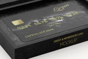 信用卡银行卡会员卡VIP卡Credit Card Mockup