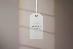 服装标签吊牌印刷效果图样机 Garment Label Tag Mockups