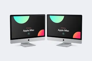 iMac 2019 Retina 视网膜屏最新苹果电脑样机下载