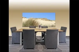 奢华餐桌场景画框样机模板 Dining_Table_Mockup