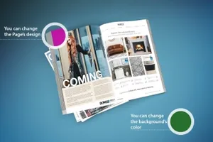 高端杂志版式设计效果图样机模板 Magazine Mouckup