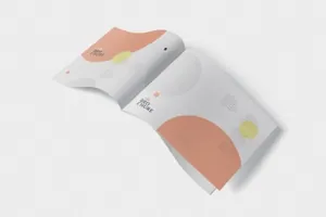 时尚高端专业的画册宣传册房地产楼书杂志设计VI样机