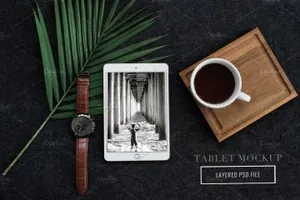 iPad照片场景样机 Masculine Stock Photos