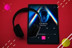 抽象的酷炫特效的音乐类App iPad Pro下载