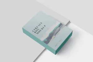 食品包装设计展示盒子样机下载