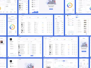SaaS CRM后台管理仪表盘Web网页后台网页HTML模板