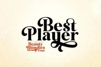 经典优雅的罗马英文字体 Beauty Blondies Typeface