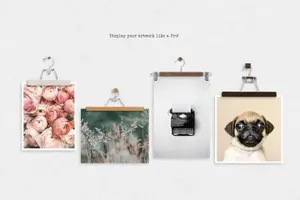 多用途木质衣架设计样机模板