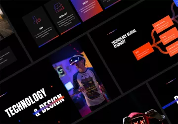 独特创意平滑动画PPT演示模板素材 Ash - Smooth Animated Template