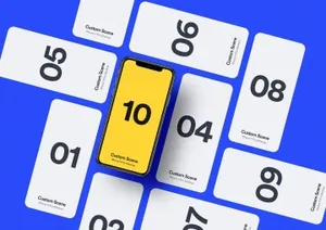 iPhone 11 Pro 多个角度UI设计组合场景样机素材