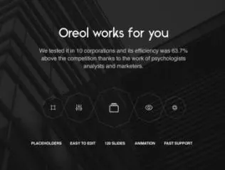 时尚现代公司投资项目企业创新解决方案幻灯片演示文稿Oreol Presentation