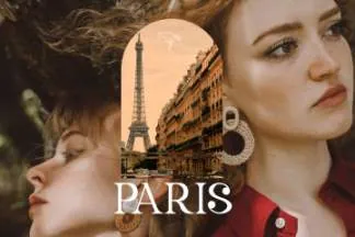 时尚巴黎奢侈品牌海报女性杂志排版英文衬线字体 La Obrige Serif Font