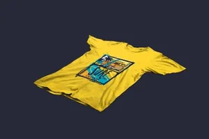 高品质的时尚高端专业的T恤衫服装设计VI样机展示模型