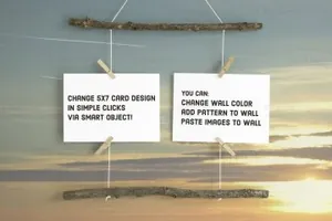 纯粹的背景环境展示样机 Rustic Mock Ups